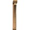Ekena Millwork Thorton Slat Smooth Bracket w/ Offset Brace, Western Red Cedar, 5 1/2"W x 38"D x 44"H BKT0604X38X44THR06SWR - alternate 3